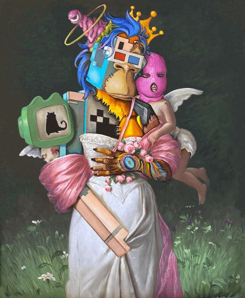 The Goddess of Rarity 1/1 + Original Painting