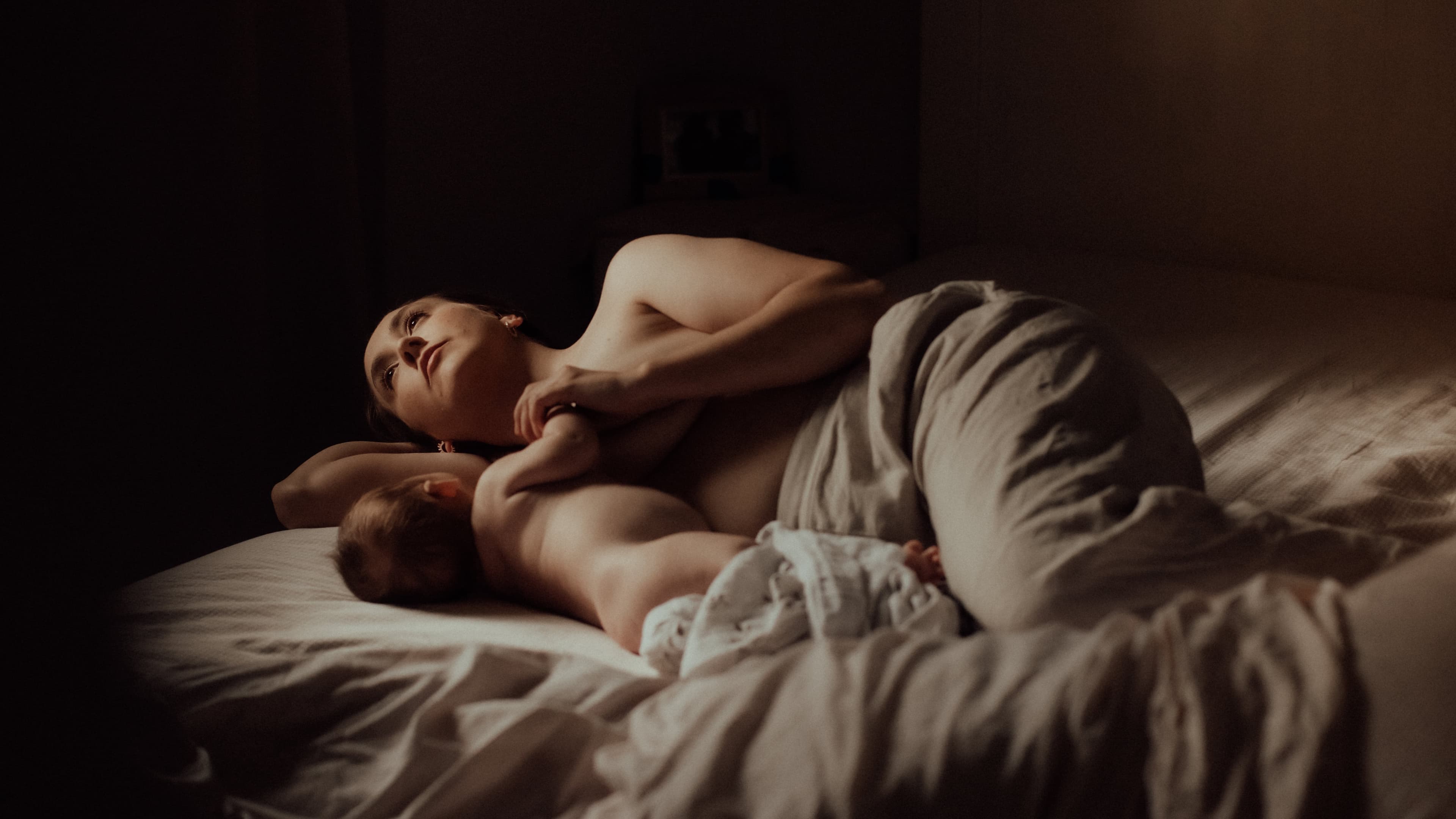 Jade and Alfie in Bed