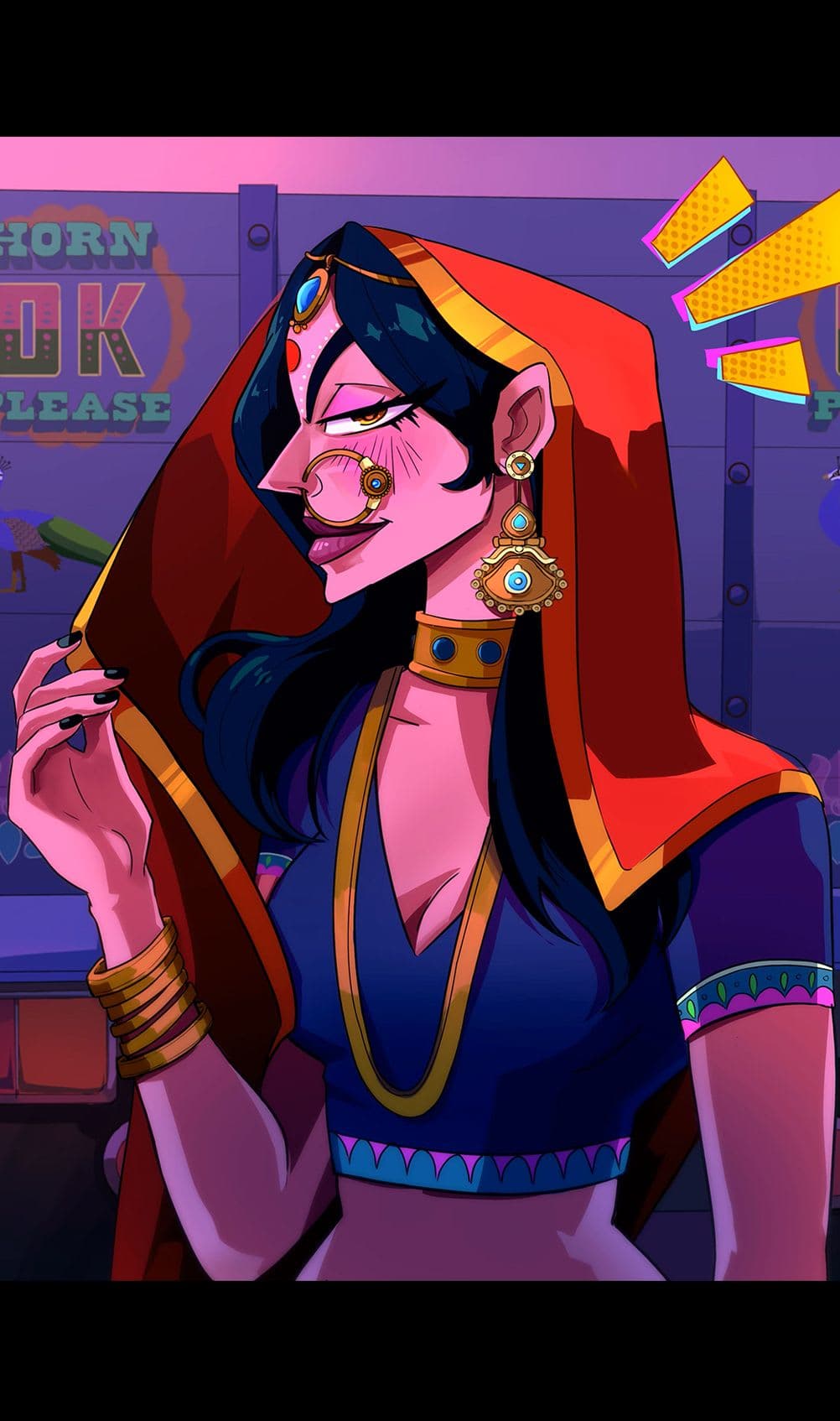 The veiled beauty, Bani Thani