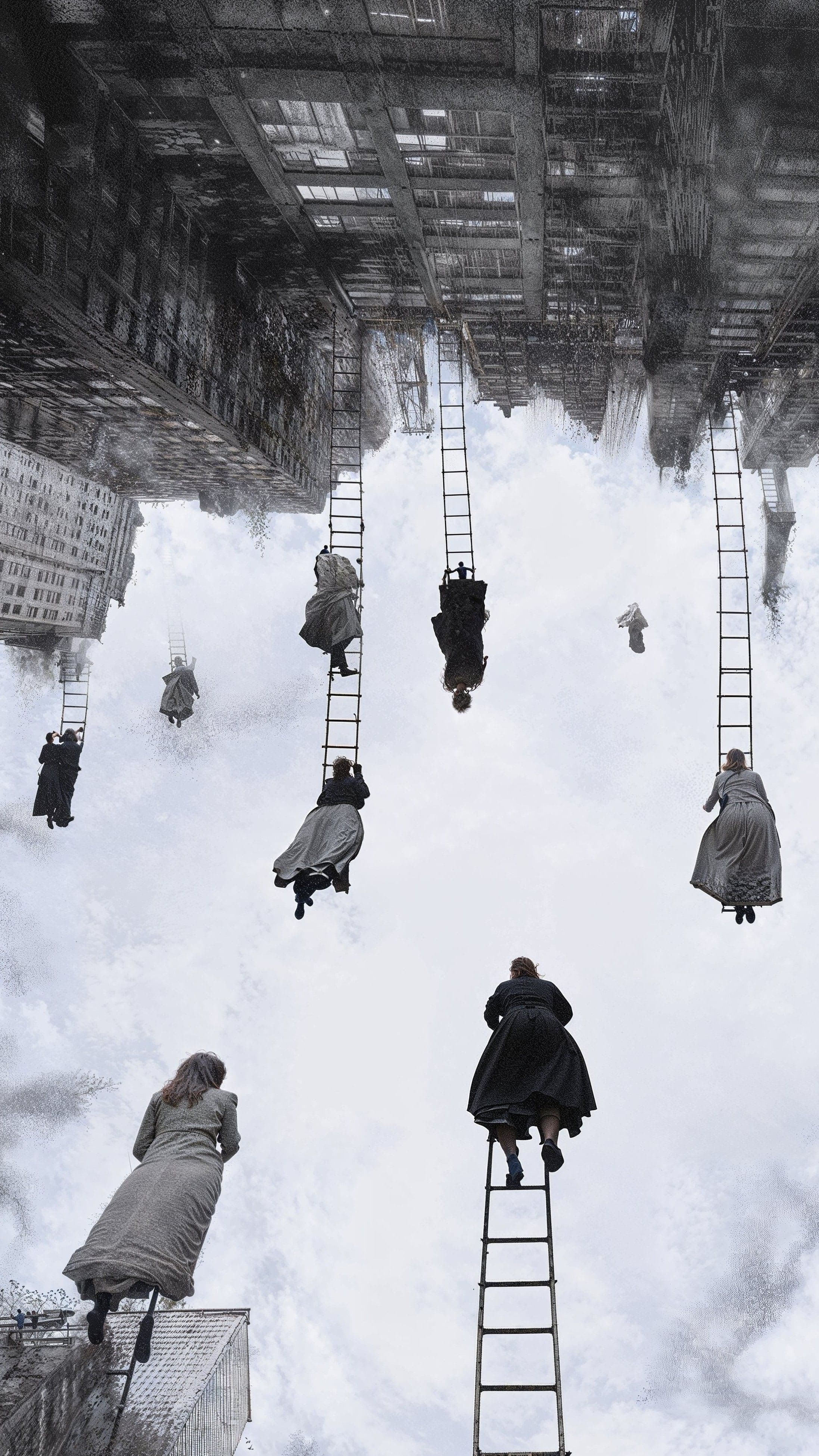 Stepping Up | Ladders to the Sky (static, vertical crop)